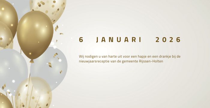 Nieuwjaarsreceptie op dinsdag 6 januari 2026