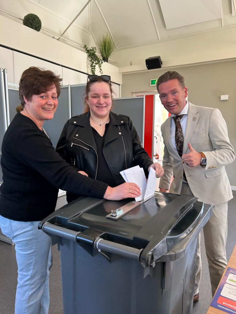 Burgemeester met 2 stemmers